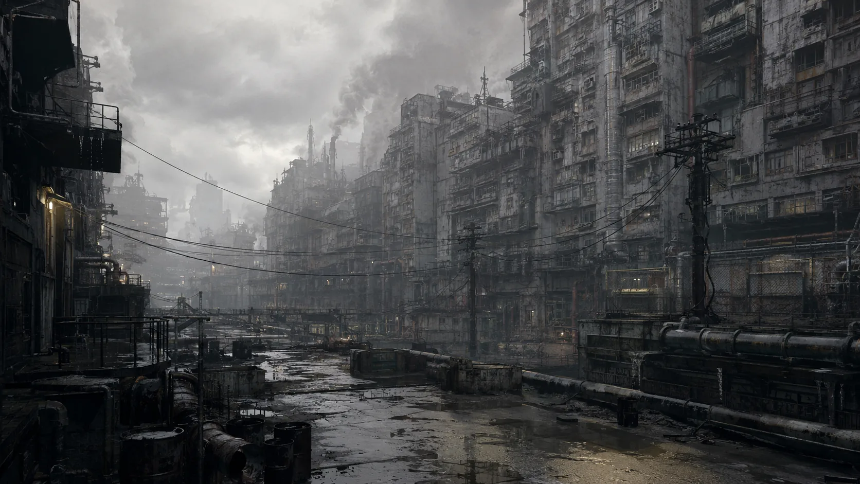Children of Shadows — Longline city at night