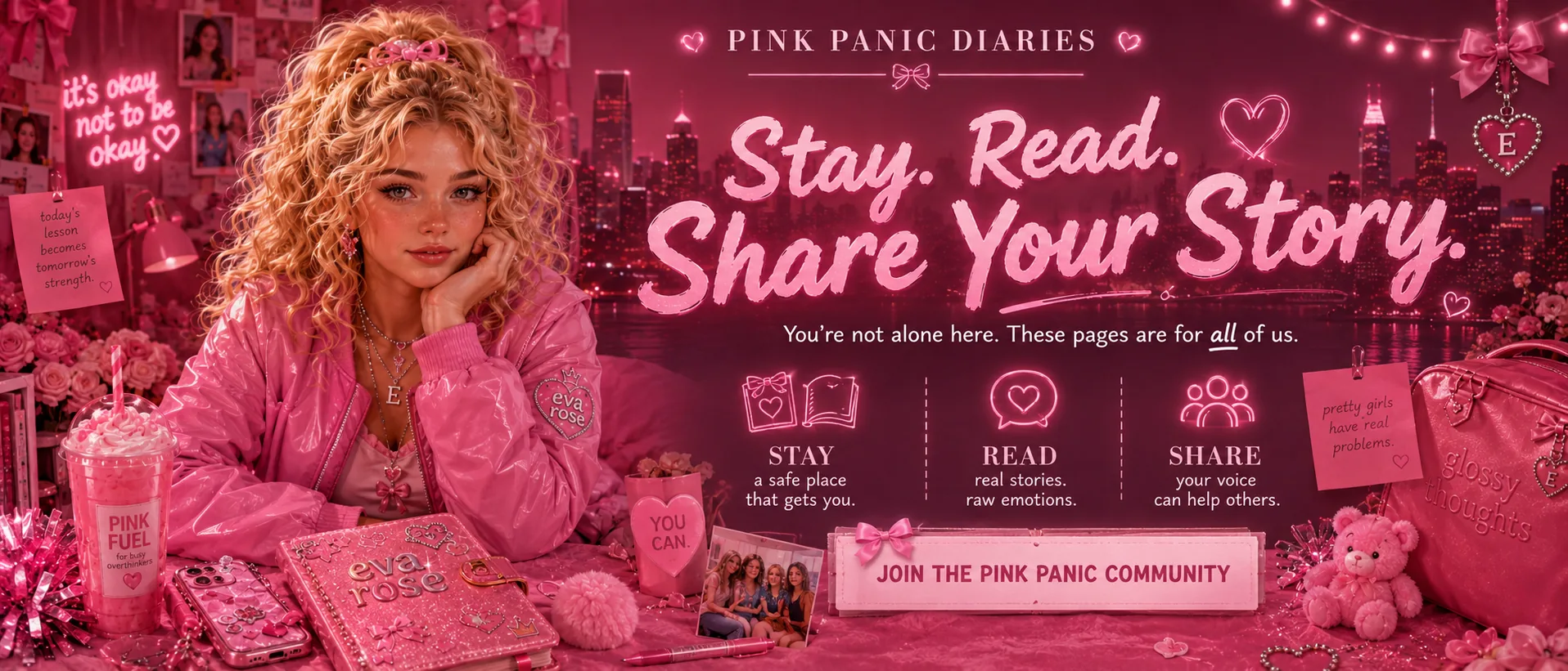 Stay. Read. Share Your Story.