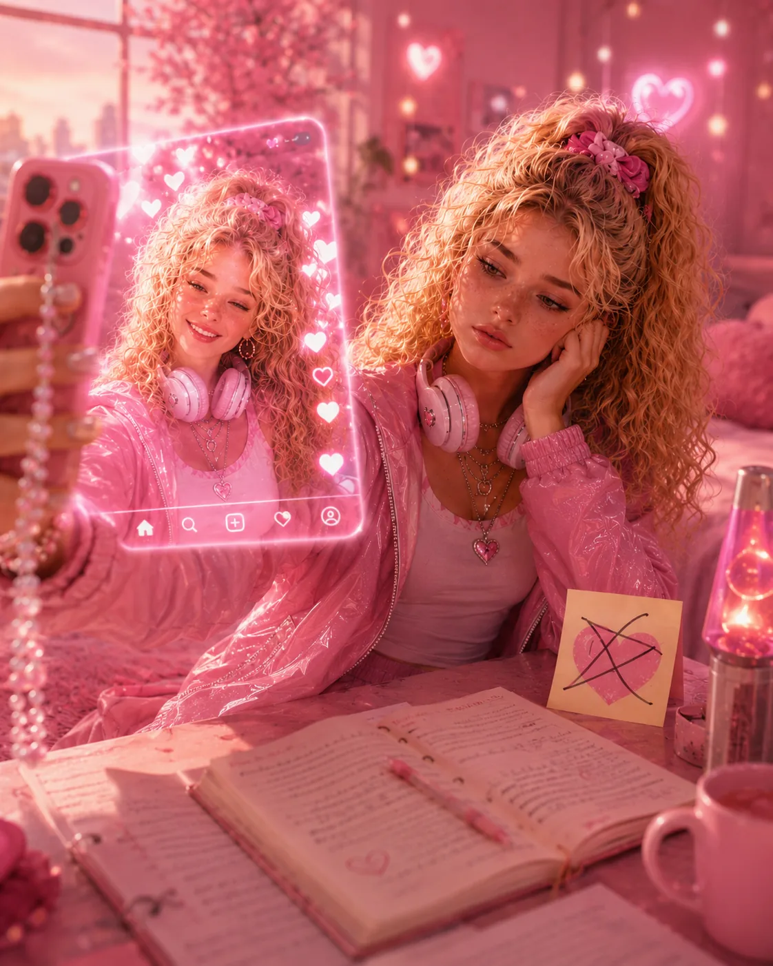 Eva Rose — online vs real self