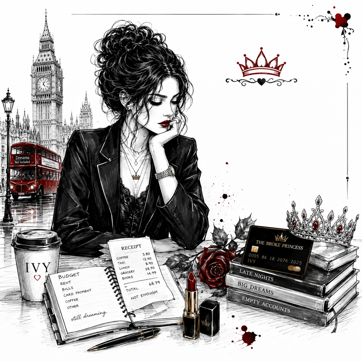 Ivy — the protagonist of Ivy & Chris, London summer series