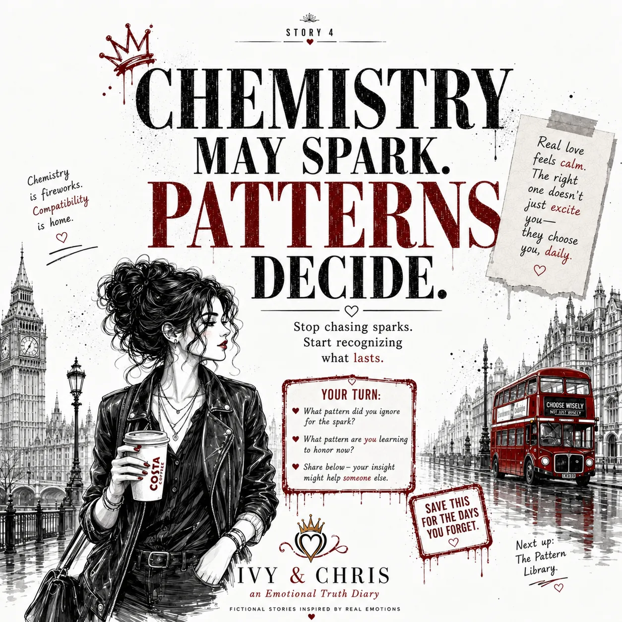 Ivy & Chris Story 4 — Chemistry May Spark. Patterns Decide.