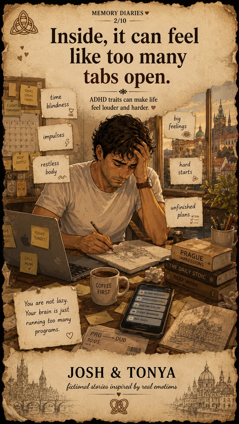 Episode 2 — Inside, it can feel like too many tabs open.