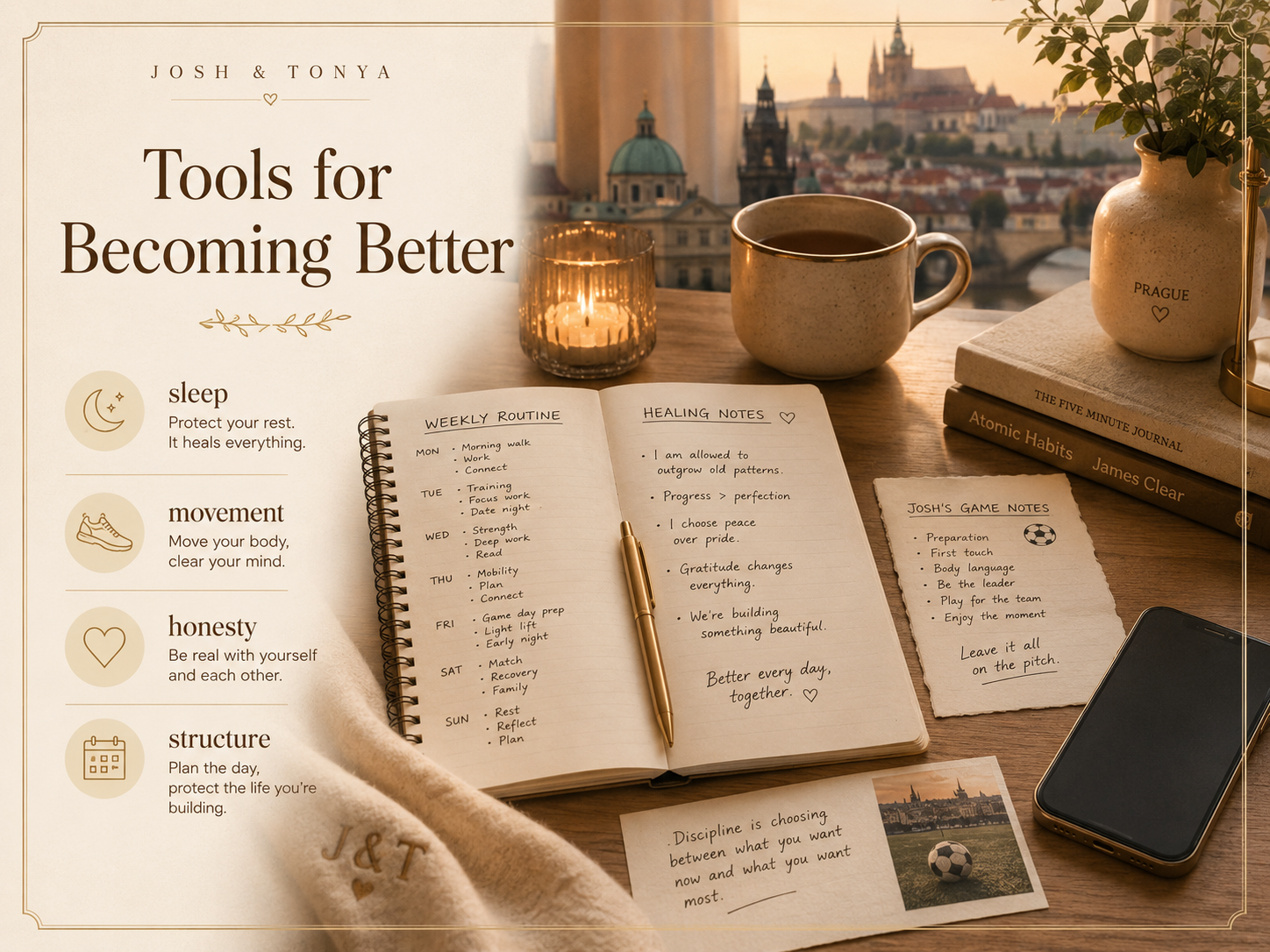 Tools for becoming better — Josh & Tonya self-reflection guide