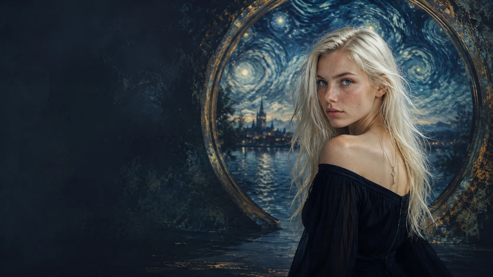 Vivienne enters the Starry Night — Timeless Worlds
